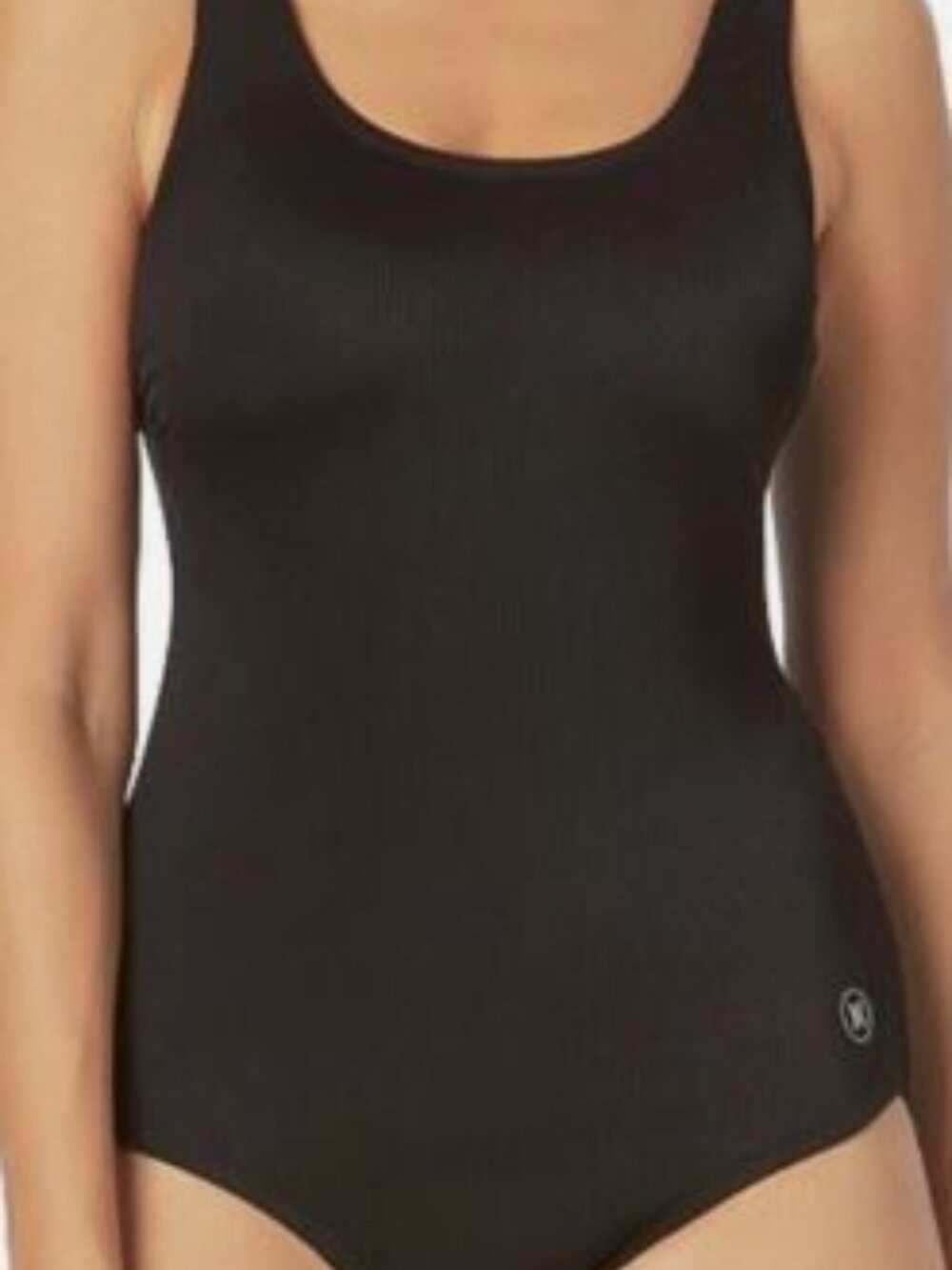Hurley Black Ribbed Swimsuit